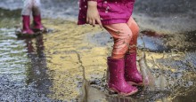 Children playing in muddy puddle. Photo  ID 127929357 © Joruba | Dreamstime.com