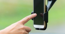 Windshield phone holder Windshield phone holder. Photo ID 118189846 © Irina Shpiller | Dreamstime.com